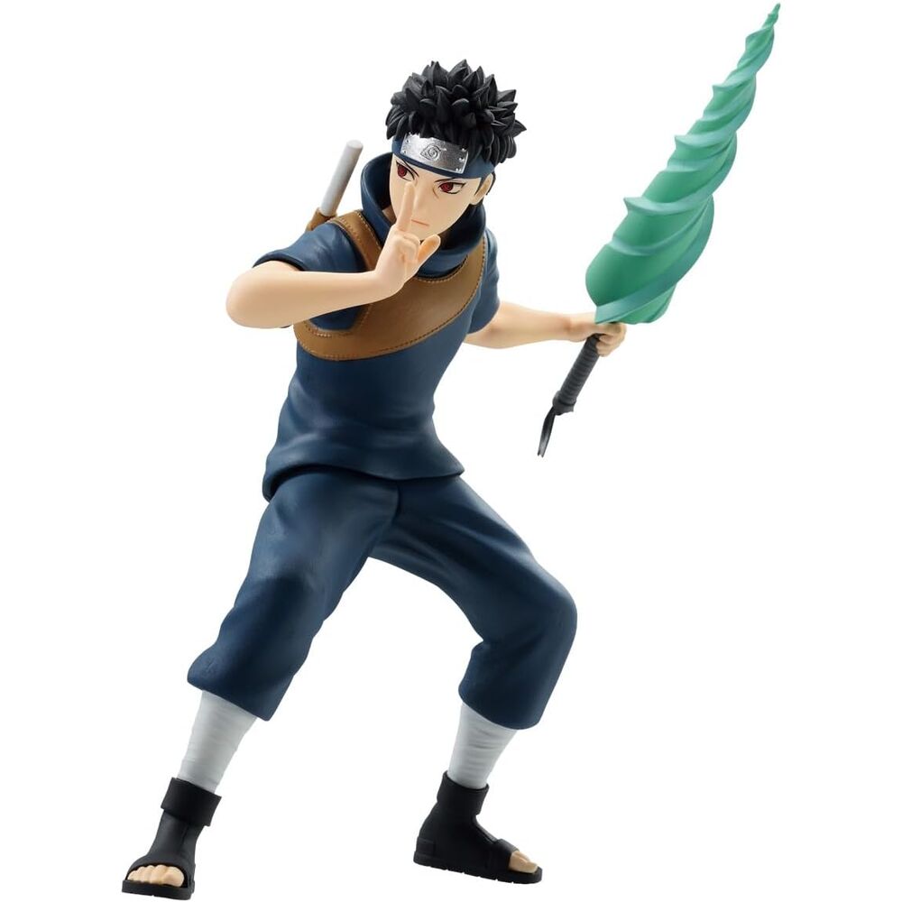 Figura de Uchiha Shisui de Naruto Shippuden con efecto verde en espiral