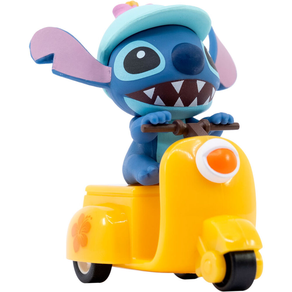 Figuras surtidas de Stitch Disney montado en vehículos coloridos - 2