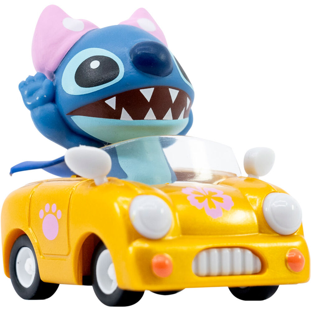 Figuras surtidas de Stitch Disney montado en vehículos coloridos - 4