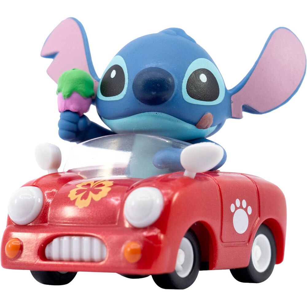 Figuras surtidas de Stitch Disney montado en vehículos coloridos - 6