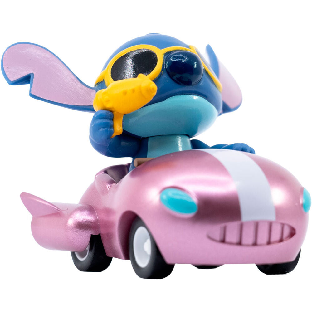 Figuras surtidas de Stitch Disney montado en vehículos coloridos - 9