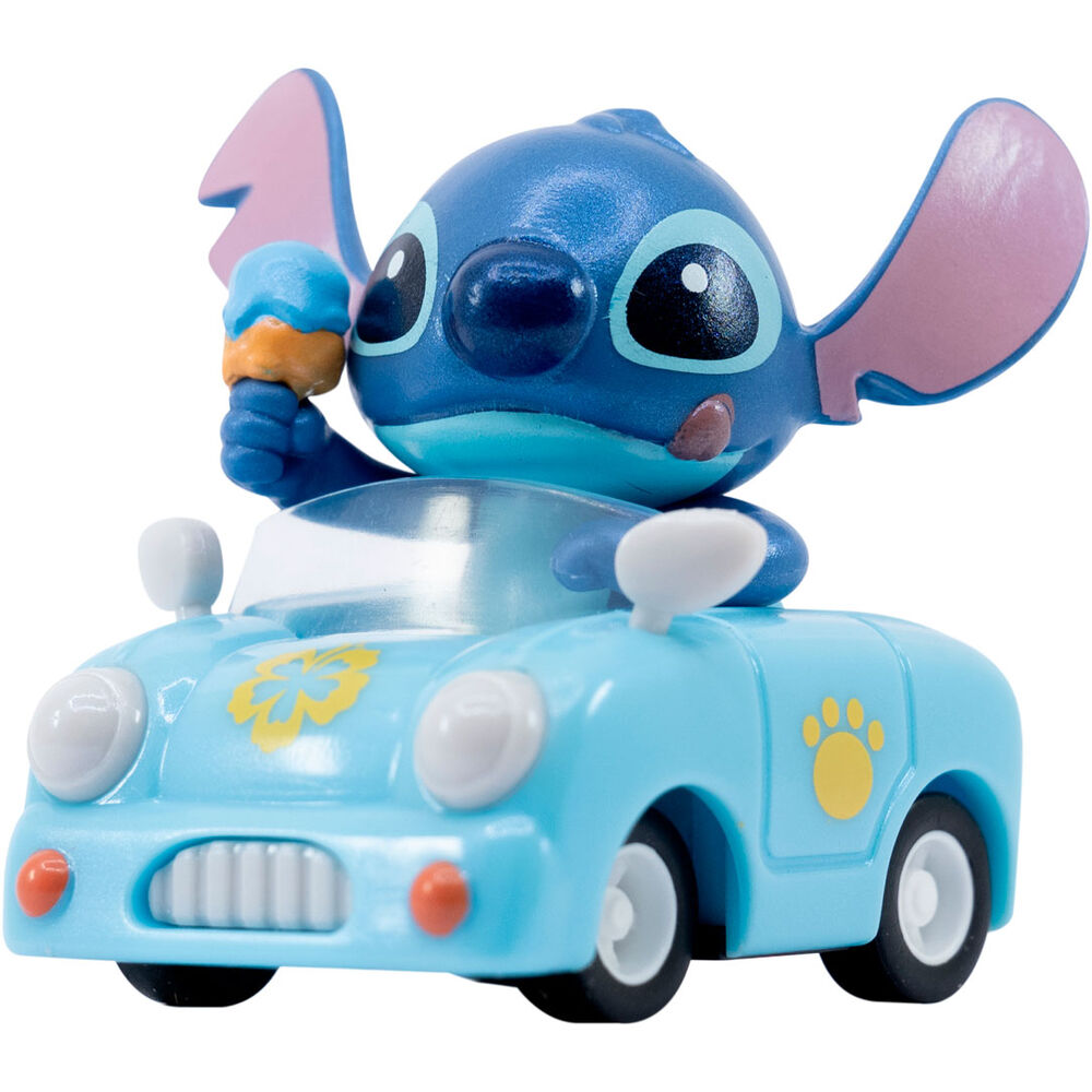 Figuras surtidas de Stitch Disney montado en vehículos coloridos - 13