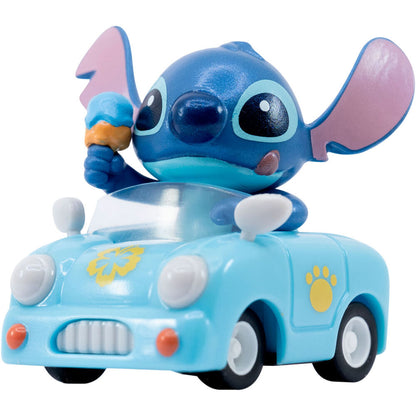 Figuras surtidas de Stitch Disney montado en vehículos coloridos - 13