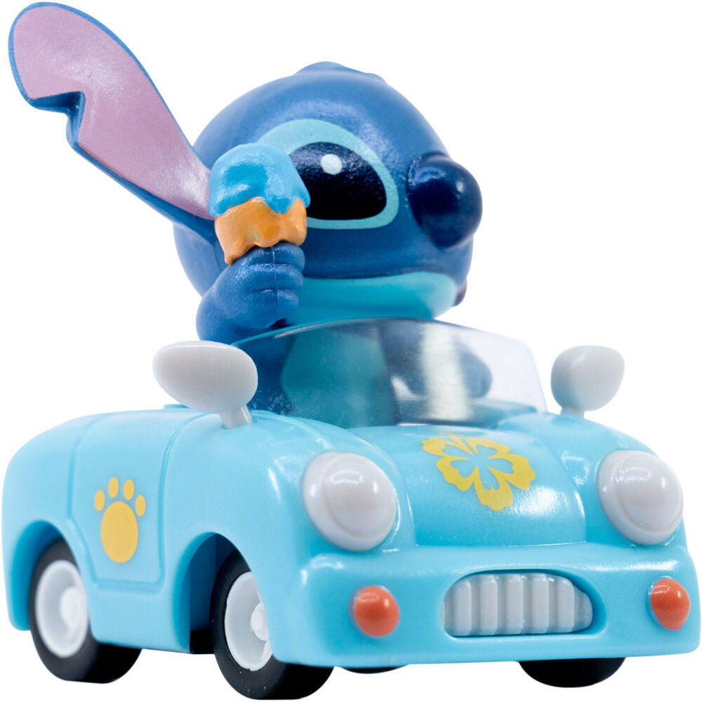 Figuras surtidas de Stitch Disney montado en vehículos coloridos - 15