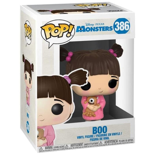 Figura Funko POP! de Boo con vestido rosa y una criatura de un ojo - 3