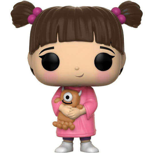 Figura Funko POP! de Boo con vestido rosa y una criatura de un ojo