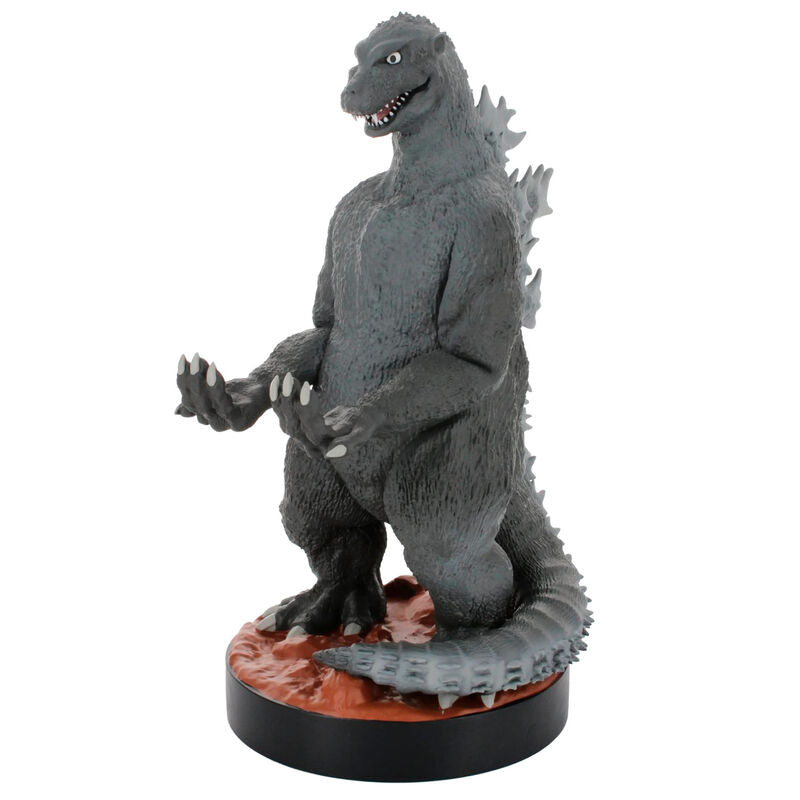 Soporte Cable Guy de Godzilla gris sobre base circular - 6