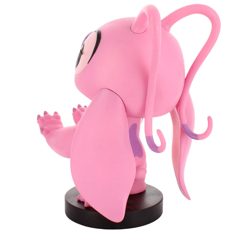 Cable Guy de Angel Stitch Disney en color rosa sobre base negra - 3