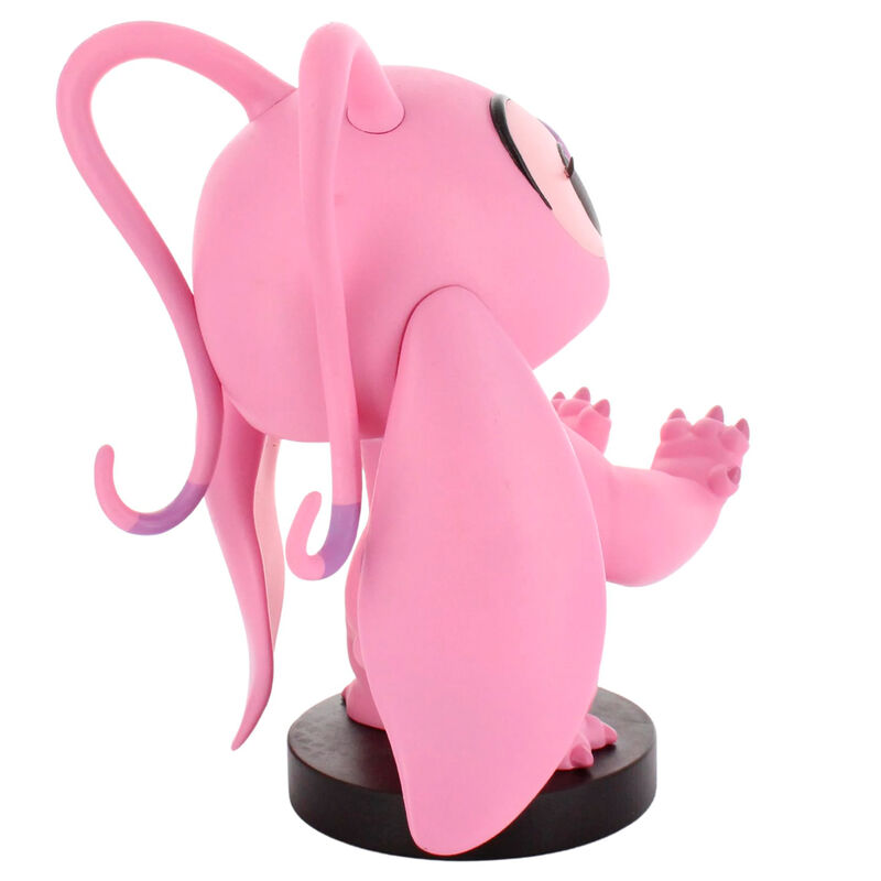 Cable Guy de Angel Stitch Disney en color rosa sobre base negra - 4