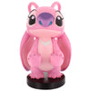 Cable Guy de Angel Stitch Disney en color rosa sobre base negra