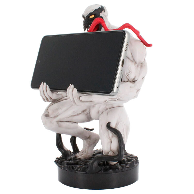 Soporte Cable Guy de Anti-Venom Marvel con figura blanca y emblema arácnido negro - 7