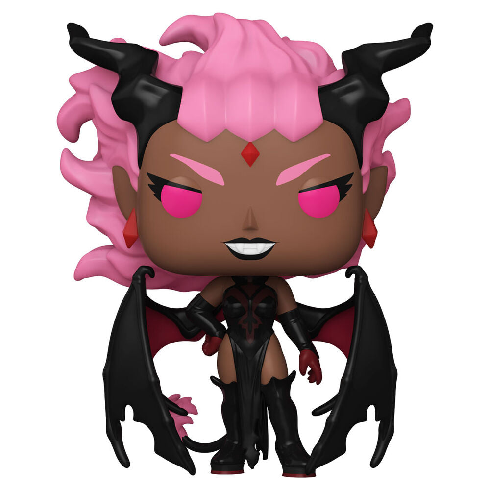 Figura Funko POP! de Drolta con cabello rosa y alas negras