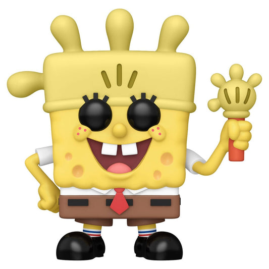 Figura Funko POP de Bob Esponja Glove World con guantes