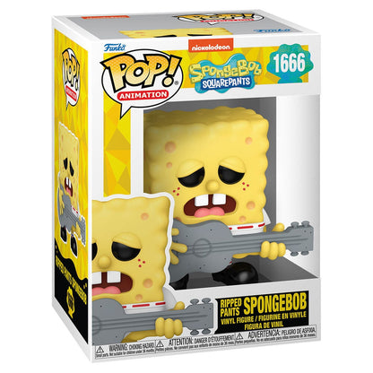 Figura Funko POP! de Bob Esponja Ripped Pants con instrumento