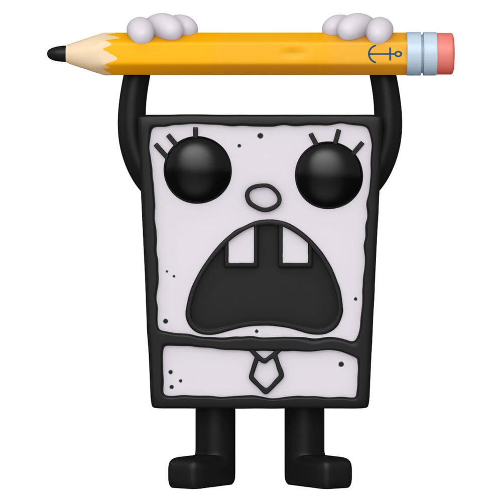 Figura Funko POP! de Bob Esponja Doodlebob con lápiz amarillo