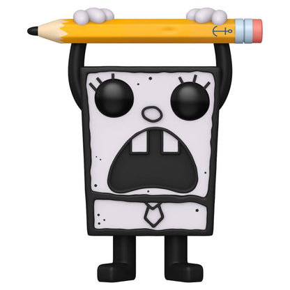 Figura Funko POP! de Bob Esponja Doodlebob con lápiz amarillo