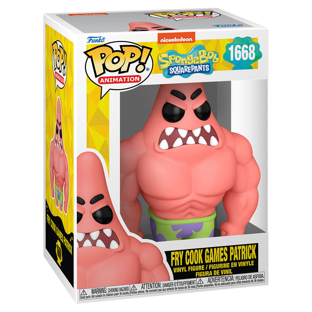 Figura Funko POP! de Patrick de Bob Esponja con bañador verde y morado - 2