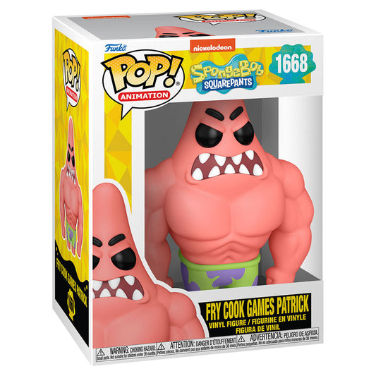 Figura Funko POP! de Patrick de Bob Esponja con bañador verde y morado - 2