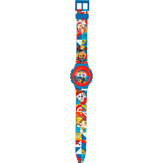 Reloj digital azul de Paw Patrol con personajes de la Patrulla Canina - 2