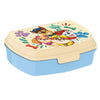 Sandwichera Paw Patrol azul y crema con personajes