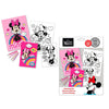 Set para colorear y pegatinas de Minnie Disney
