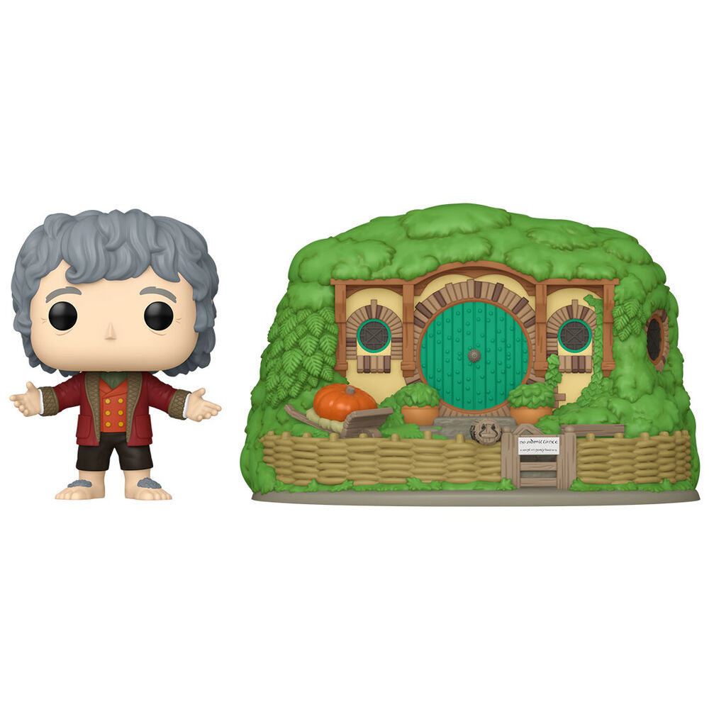 Figura Funko POP Town de Bilbo Baggins junto a Bag-End - 2