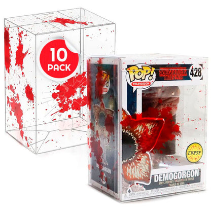 Set de 10 protectores PET Funko POP con efecto bala y sangre