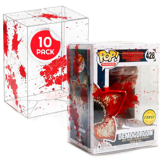 Set de 10 protectores PET Funko POP con efecto bala y sangre