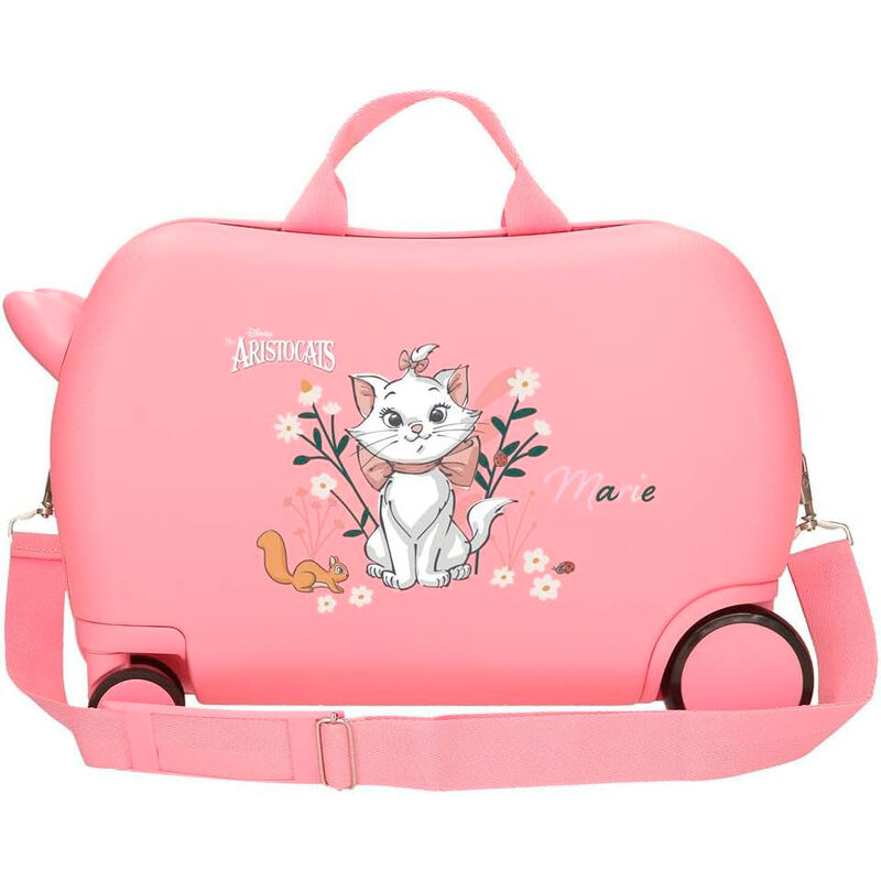 Maleta rosa de Marie de Los Aristogatos Disney con ruedas - 3