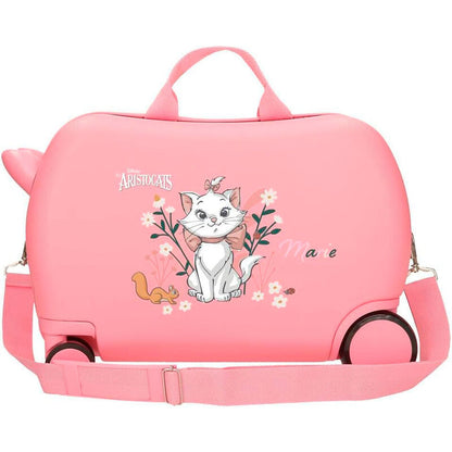 Maleta rosa de Marie de Los Aristogatos Disney con ruedas - 3