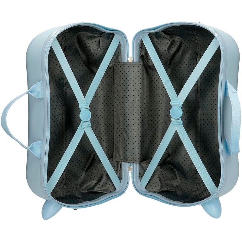 Maleta ABS azul Bambi Disney con ruedas y bandolera - 5
