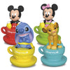Personajes Disney giratorios en tazas de colores