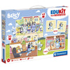Edukit 4 en 1 Bluey de Clementoni con puzles, cartas Memo y cubos