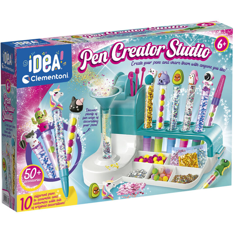 Clementoni Idea Pen Creator Studio para crear y decorar bolígrafos