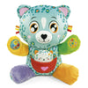 Peluche bebé leopardo Clementoni con cachorro en el bolsillo