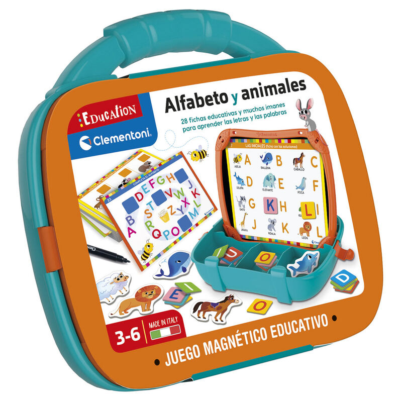 Maletín magnético Clementoni de alfabeto y animales