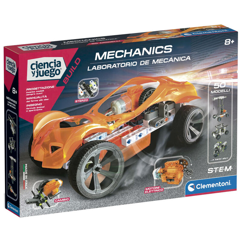 Caja del juego Clementoni Mechanics Laboratorio de Mecánica