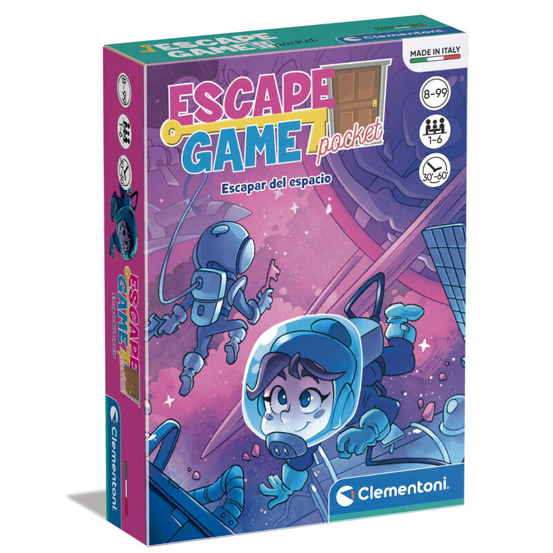 Juego Clementoni Escape Game Pocket Viaje en el espacio
