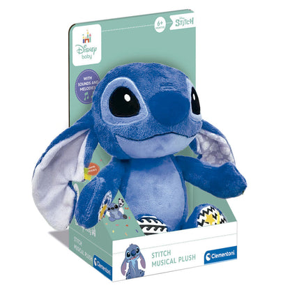 Peluche musical azul de Stitch Disney Clementoni