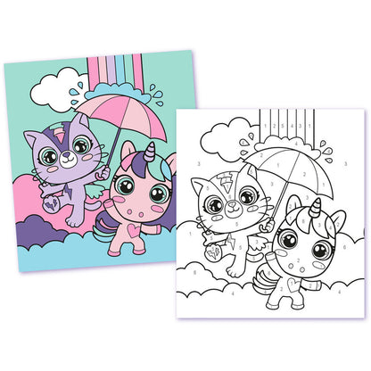 Set de papelería Sweet Dreams Pinta con Números con personajes fantásticos - 3