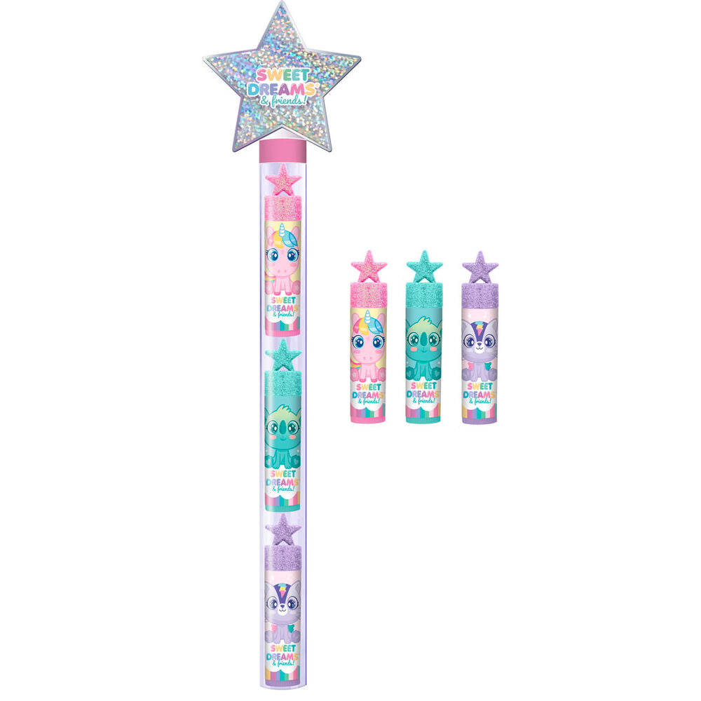 Bálsamo labial Sweet Dreams con diseño de varita y estrella - 2