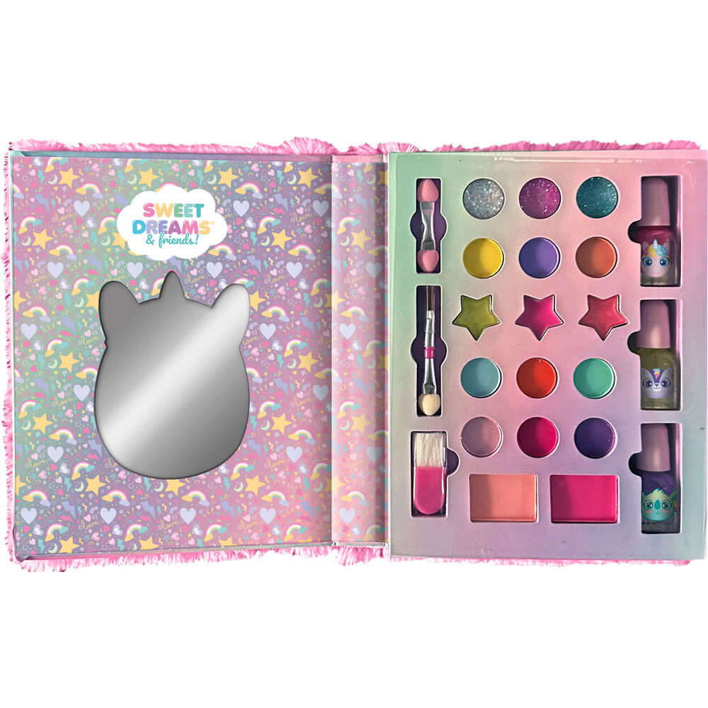 Set de maquillaje Sweet Dreams rosa con unicornio - 2