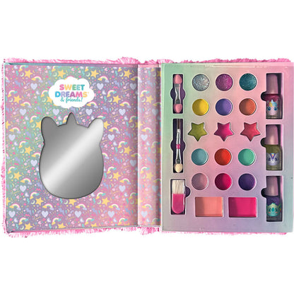 Set de maquillaje Sweet Dreams rosa con unicornio - 2