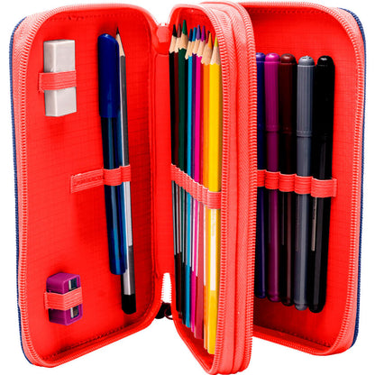 Plumier portatodos Spider-Man Marvel rojo y azul - 2