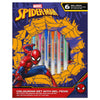 Set de papelería Spider-Man Marvel con cuaderno y seis bolígrafos de gel