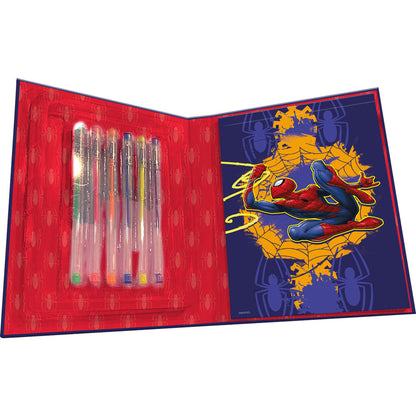 Set de papelería Spider-Man Marvel con cuaderno y seis bolígrafos de gel - 2