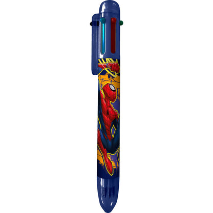 Bolígrafo Spider-Man Marvel de 6 colores en blíster - 2