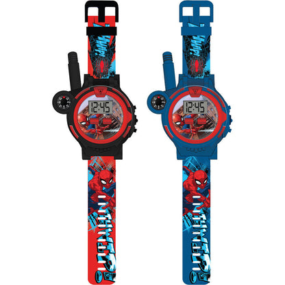 Reloj digital Spider-Man Marvel con diseño walkie talkie