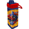 Botella Spider-Man Marvel de 500 ml con tapa azul y asa roja