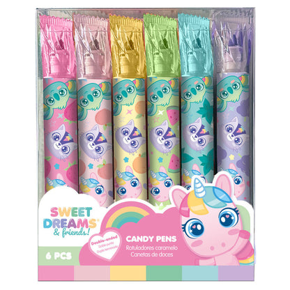 Set de 6 subrayadores Sweet Dreams de doble punta en colores pastel